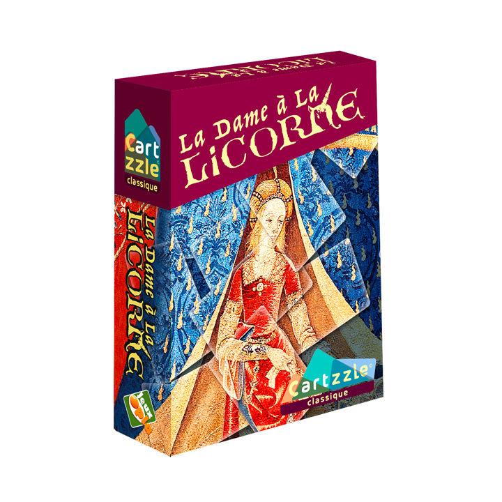 boite du jeu Cartzzle la dame à la licorne