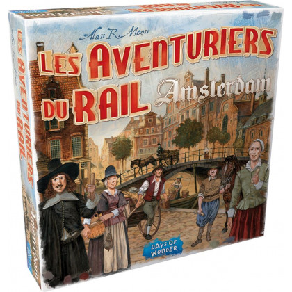 Boîte du jeu Les Aventuriers du Rail Amsterdam