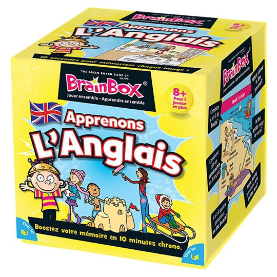 Boîte du jeu BrainBox Apprenons l'anglais