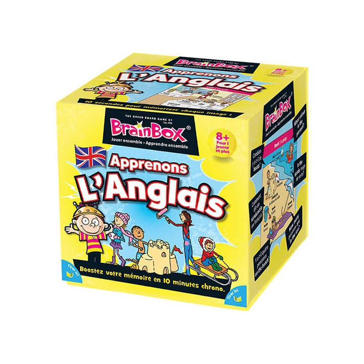 Boîte du jeu BrainBox Apprenons l'anglais