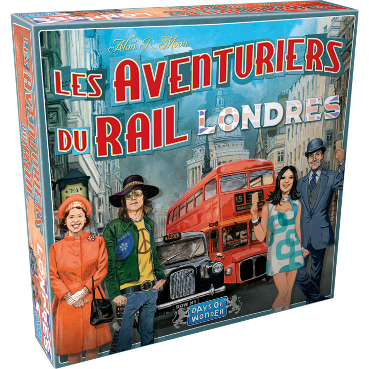 Boîte du jeu Les Aventuriers du Rail Londres