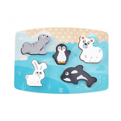 puzzle tactile Animaux Polaires de Hape