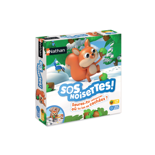 Boite du jeu SOS Noisettes !