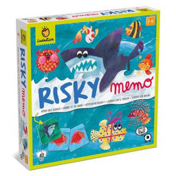 Boite du jeu Risky Mémo Méfiez vous du Requin !