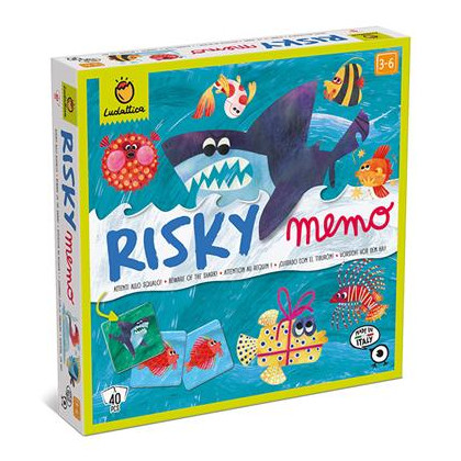 Boite du jeu Risky Mémo Méfiez vous du Requin !