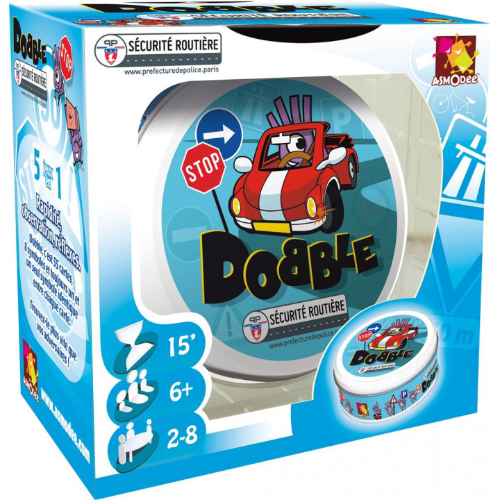 Boite du jeu Dobble Securite Routiere