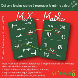 Dos de la boite du jeu Mix-Maths