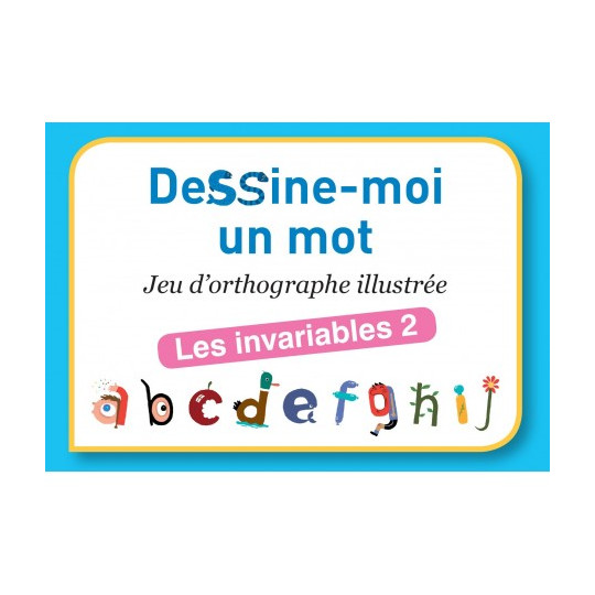 Boite du jeu Dessine-moi un mot - Les invariables 2