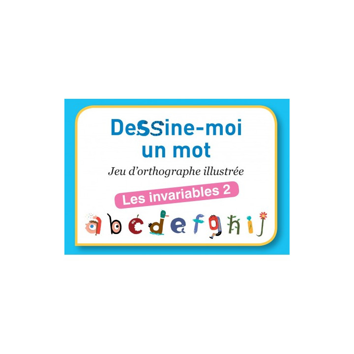 Boite du jeu Dessine-moi un mot - Les invariables 2