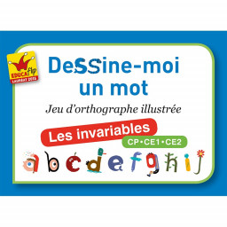 Boite du jeu Dessine-moi un mot les invariables