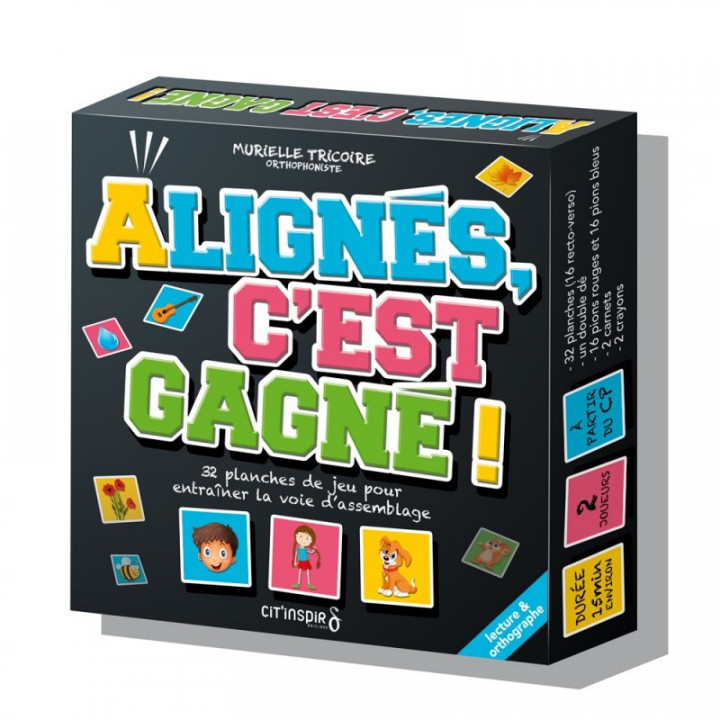 Boite du jeu Alignés c'est gagné !