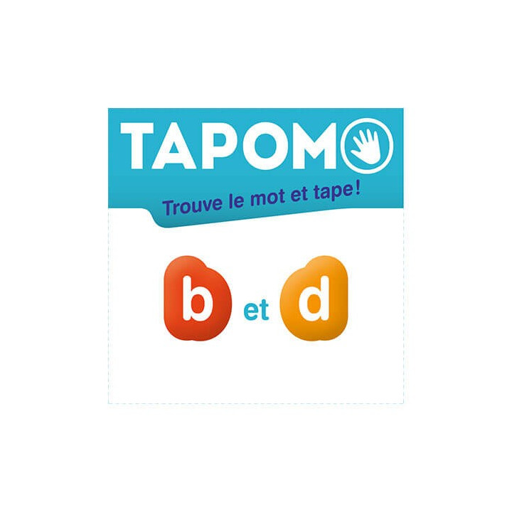 Boite du jeu Tapomo Trouve le mot et tape ! B et D