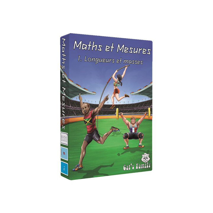 Boite du jeu Maths et Mesures Longueur et masses