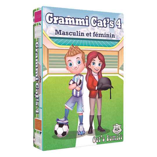 Boite du jeu Grammi Cat's 4 masculin et féminin