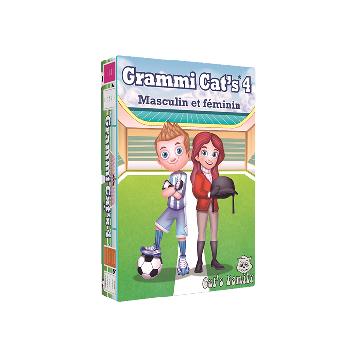 Boite du jeu Grammi Cat's 4 masculin et féminin