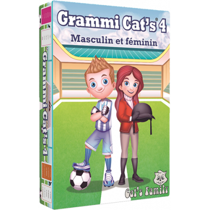 Boite du jeu Grammi Cat's 4 masculin et féminin