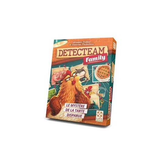 Boite du jeu Détecteam Family Le Mystère de la Tarte disparue