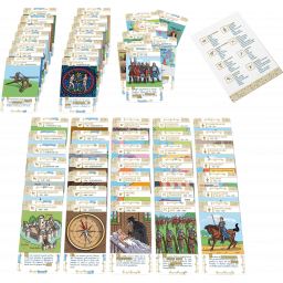 Exemple de cartes du jeu Histodingo Moyen Age