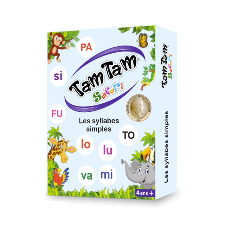 Boite du jeu Tam tam safari les syllabes simples