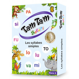 Boite du jeu Tam tam safari les syllabes simples
