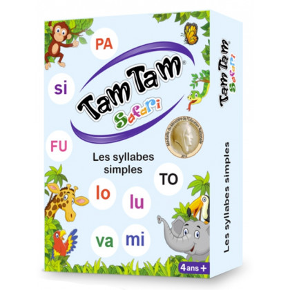 Boite du jeu Tam tam safari les syllabes simples