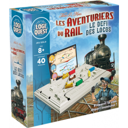 Boite du jeu Logiquest : Les aventuriers du rail