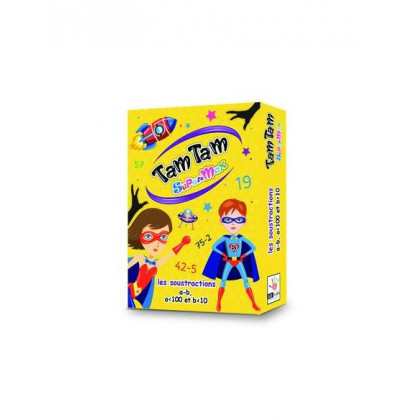 Boite du jeu Tam Tam supermax les soustraction a-b