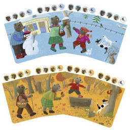 Cartes du jeu Jeu des saisons (Petit Ours Brun)