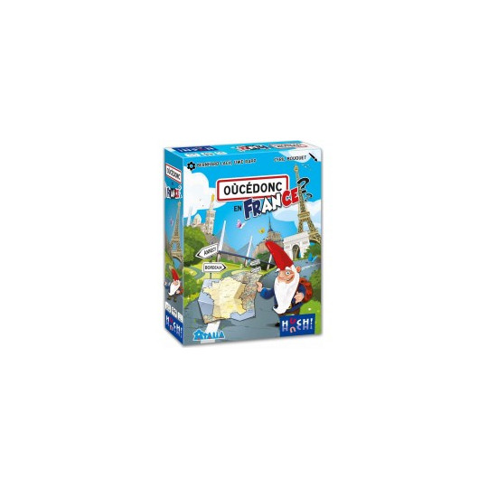 boite du jeu Oùcédonc en France