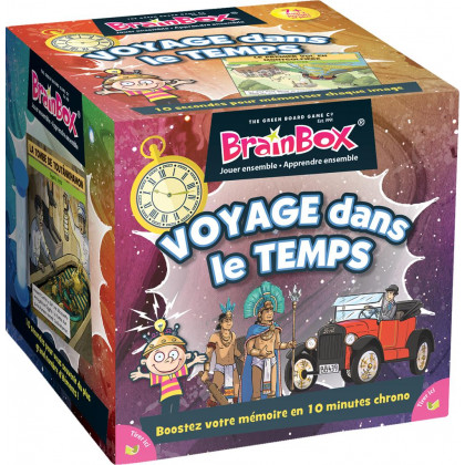 boite du jeu BrainBox voyage dans le temps