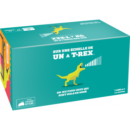 Boite du jeu Sur une échelle de UN à T-REX