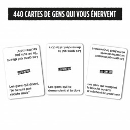 Exemple de cartes du jeu Les gens qui