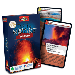 exemple de cartes du jeu Défis Nature Volcans