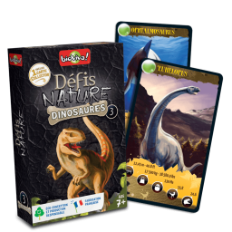 exemple de cartes du jeu Défis Nature Dinosaures 3