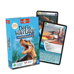 exemple de cartes du jeu Défi Nature Dinosaures 2