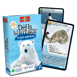 exemple de cartes du jeu Défis Nature Froid Extrême