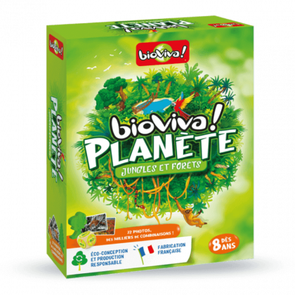 boite du jeu Bioviva Planète Jungles et Forêts