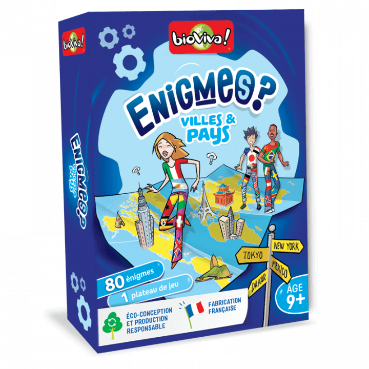 boite du jeu Enigmes ? Villes & Pays