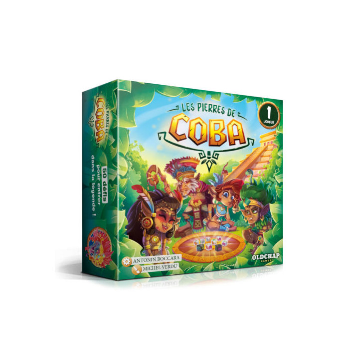 Boite du jeu Les pierres de Coba