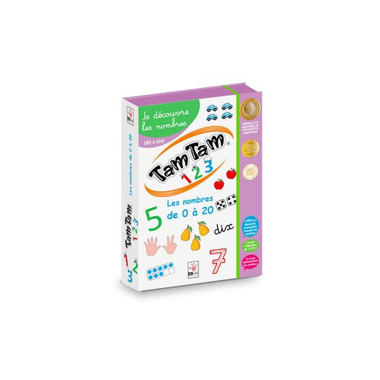 boite du jeu Tam Tam je découvre les nombres