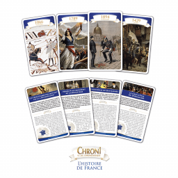 exemple de cartes du jeu Chroni L'histoire de France