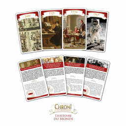 Exemple de cartes du jeu Chroni L'Histoire du monde