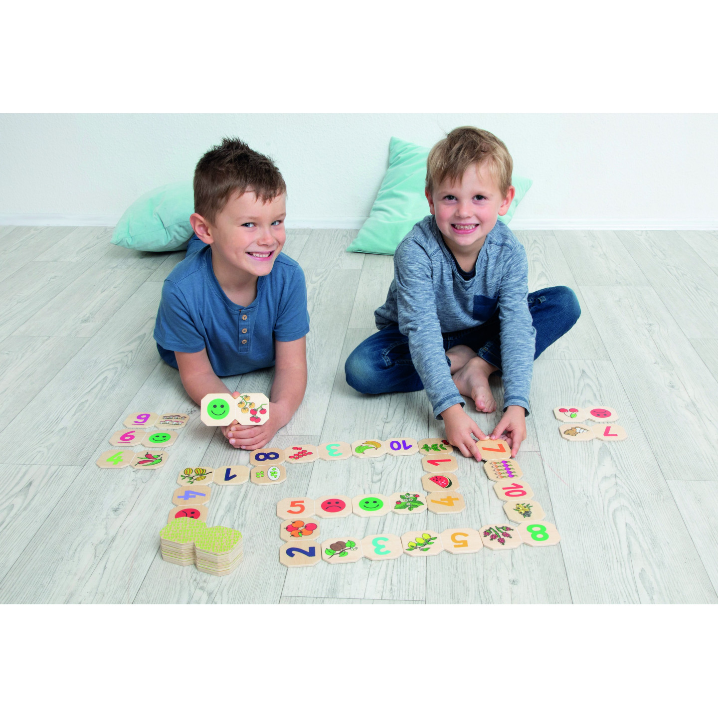 JEU DE CONSTRUCTION ENFANT PEDAGOGIQUE DOMINOS XXL FORMES A