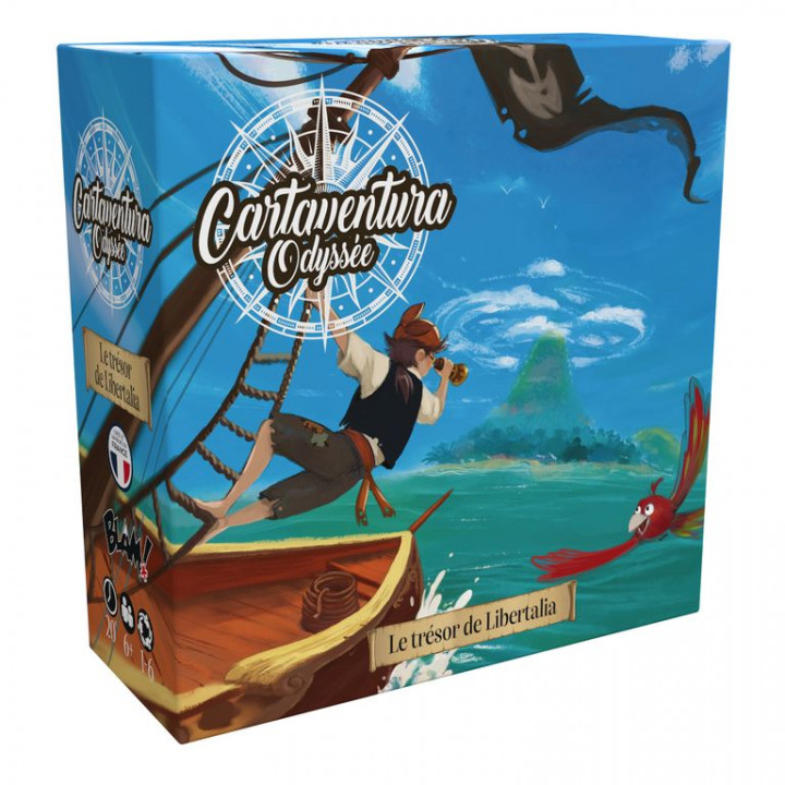 Boite du jeu Cartaventura Odyssée Liberalia