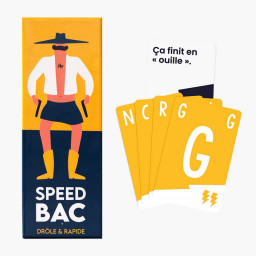 Matériel du jeu Speed Bac Jaune