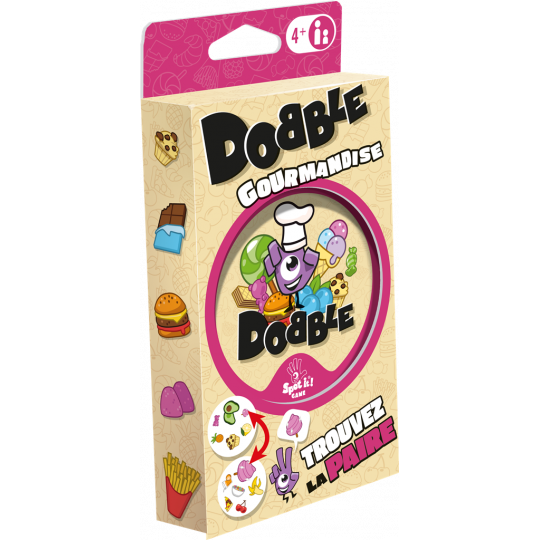 Boite du jeu Dobble Gourmandise