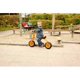 Enfant jouant avec le vélo Walker