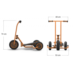 Dimensions du Step'N Roll Petit Modèle TopTrike