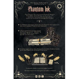 Dos de la boite du jeu Phantom Ink