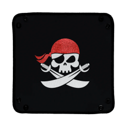 Piste de dés Pirate au Bandana à plat